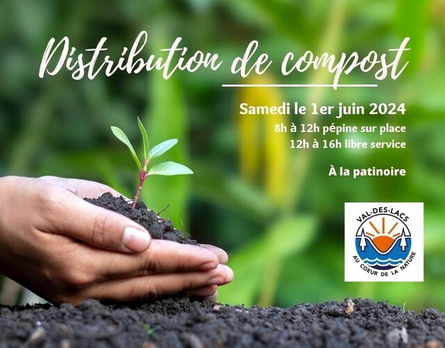 Distribution de compost