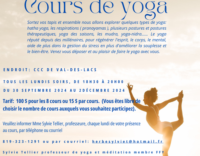 Cours de Yoga