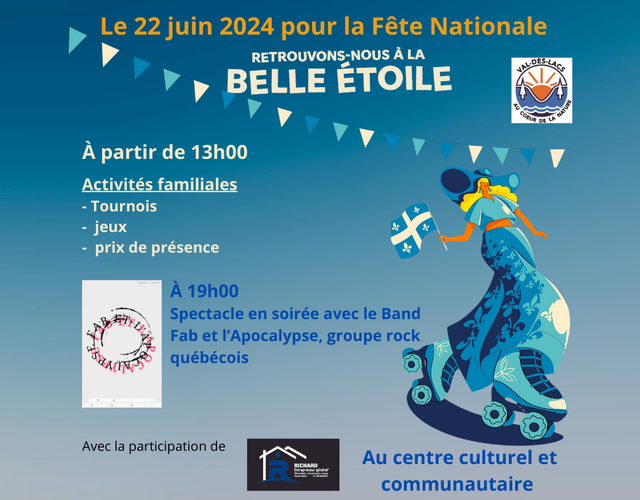 Fête nationale - 22 juin 2024