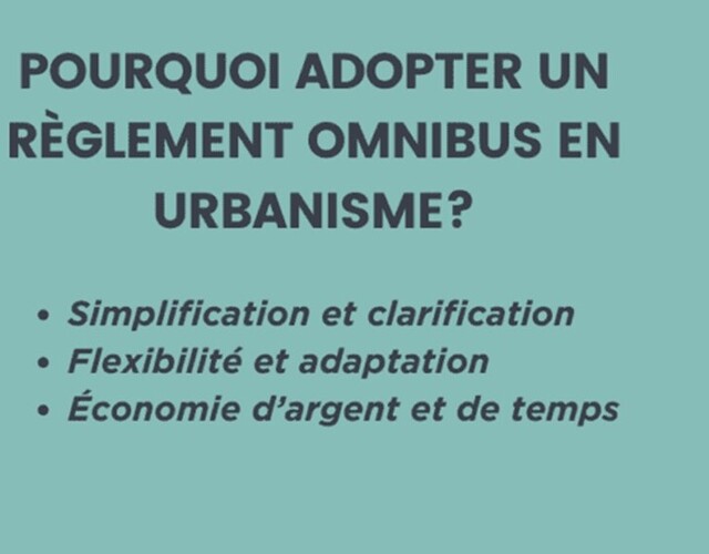 Omnibus - Consultation publique